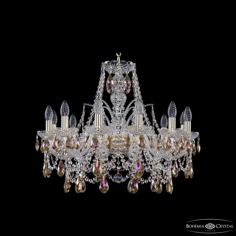 Подвесная люстра Bohemia Ivele Crystal 1411/12/240 G K777
