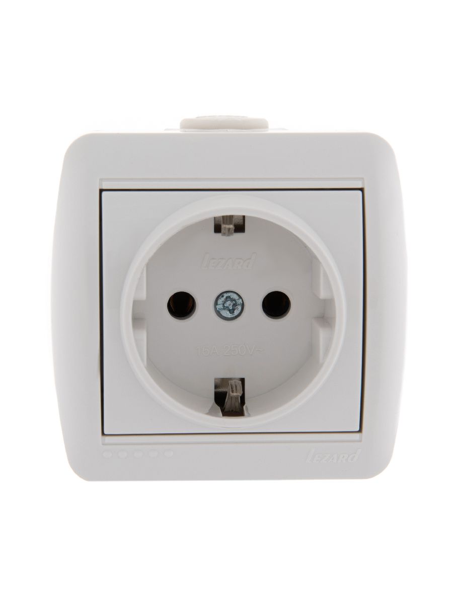 Розетка с/з Lezard Nata 710-0200-122