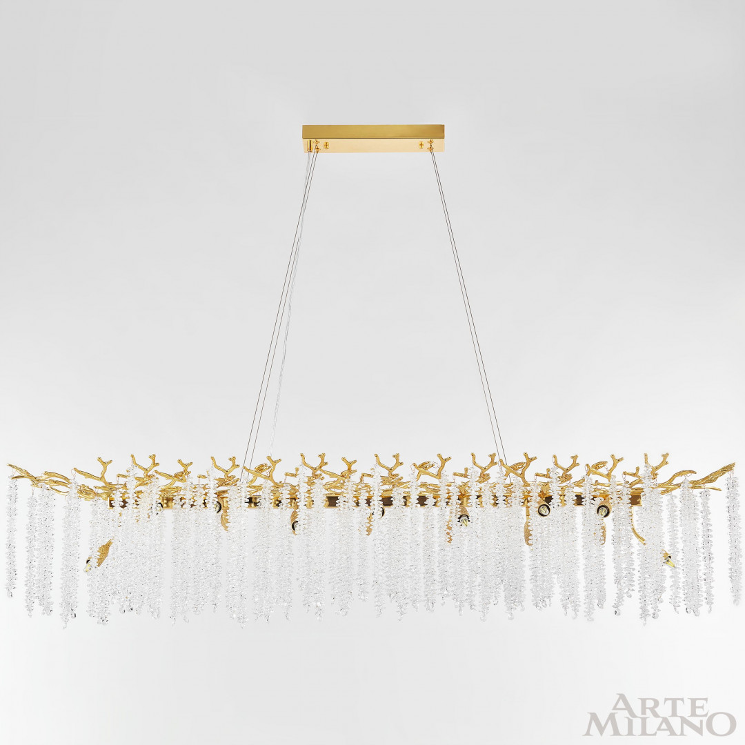 Подвесная люстра Arte Milano Milan 230011/L1500/16/A Gd