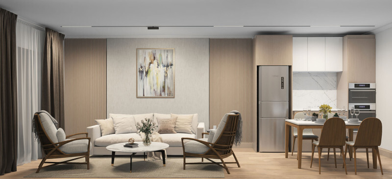 Трековый однофазный светильник Denkirs Smart Linear DK8004-CONN-BK