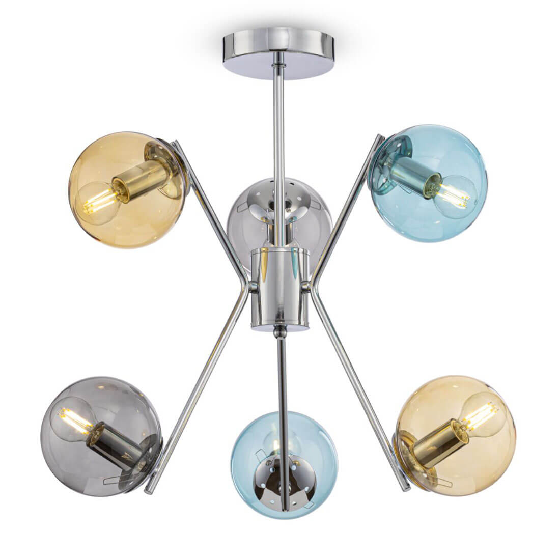 Люстра на штанге Freya Nancy FR5083PL-06CH