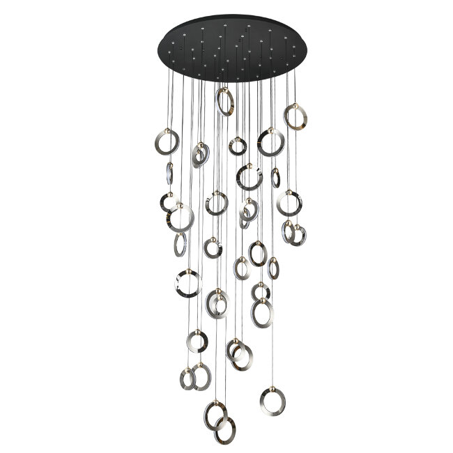 Подвесная люстра Lumien Hall Livin LH8028/36P-BK-PBK-SGD