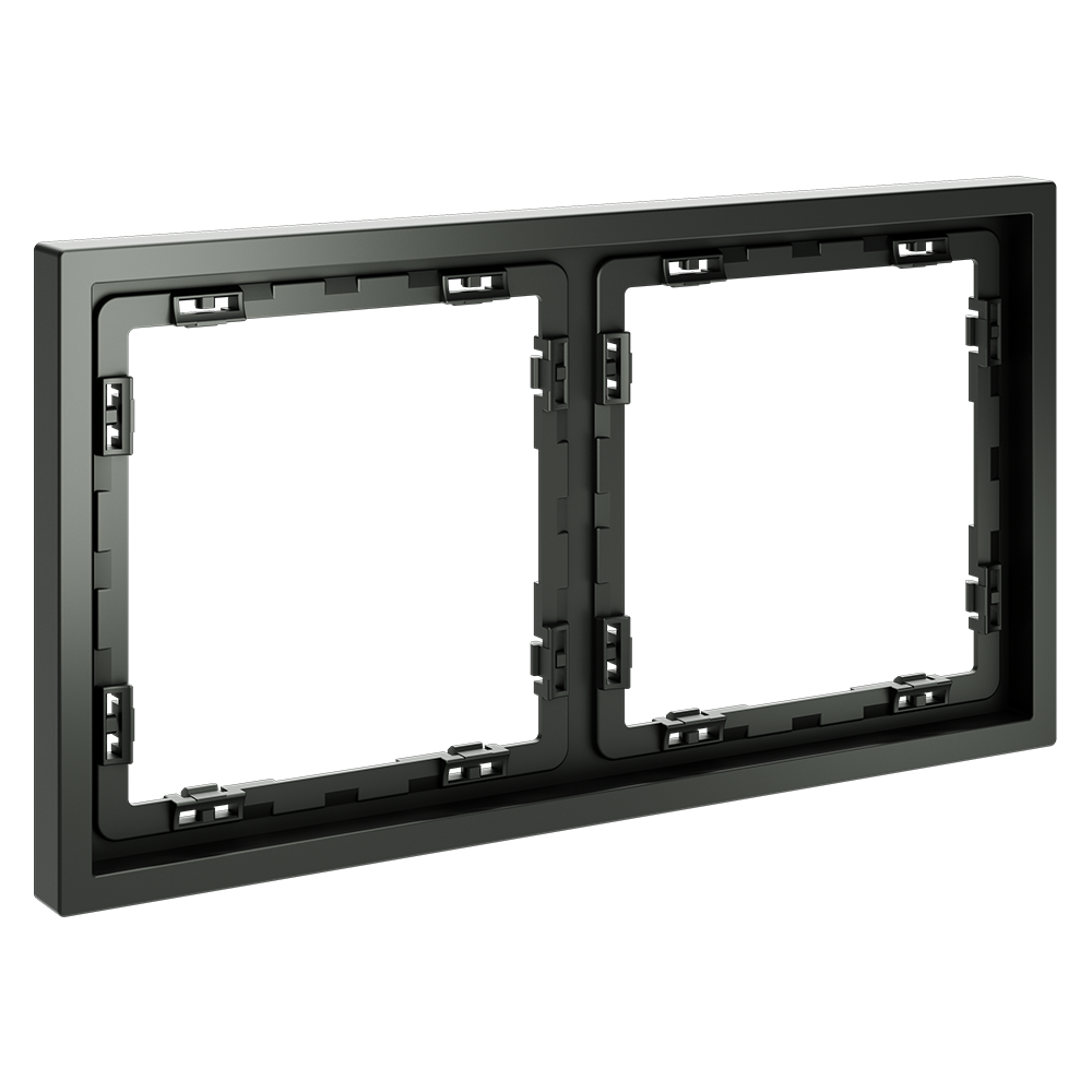 Рамка на 2 поста Voltum S70 VLS100206 (титан)