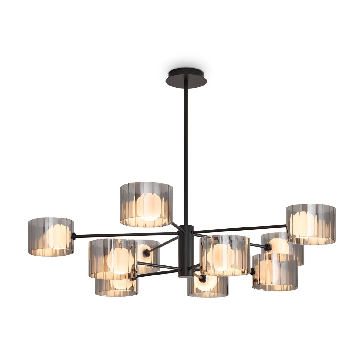 Люстра на штанге Freya Flight FR5544CL-10B