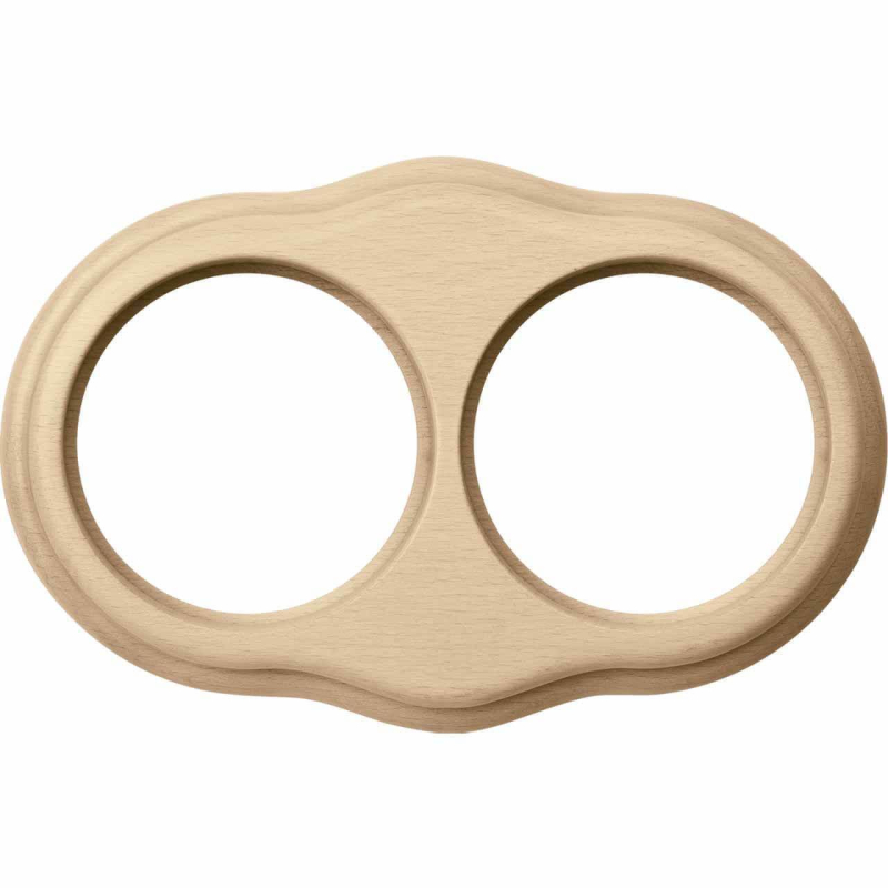 Рамка Werkel Legend Wave на 2 поста светлый бук WL20-frame-02 4690389117084