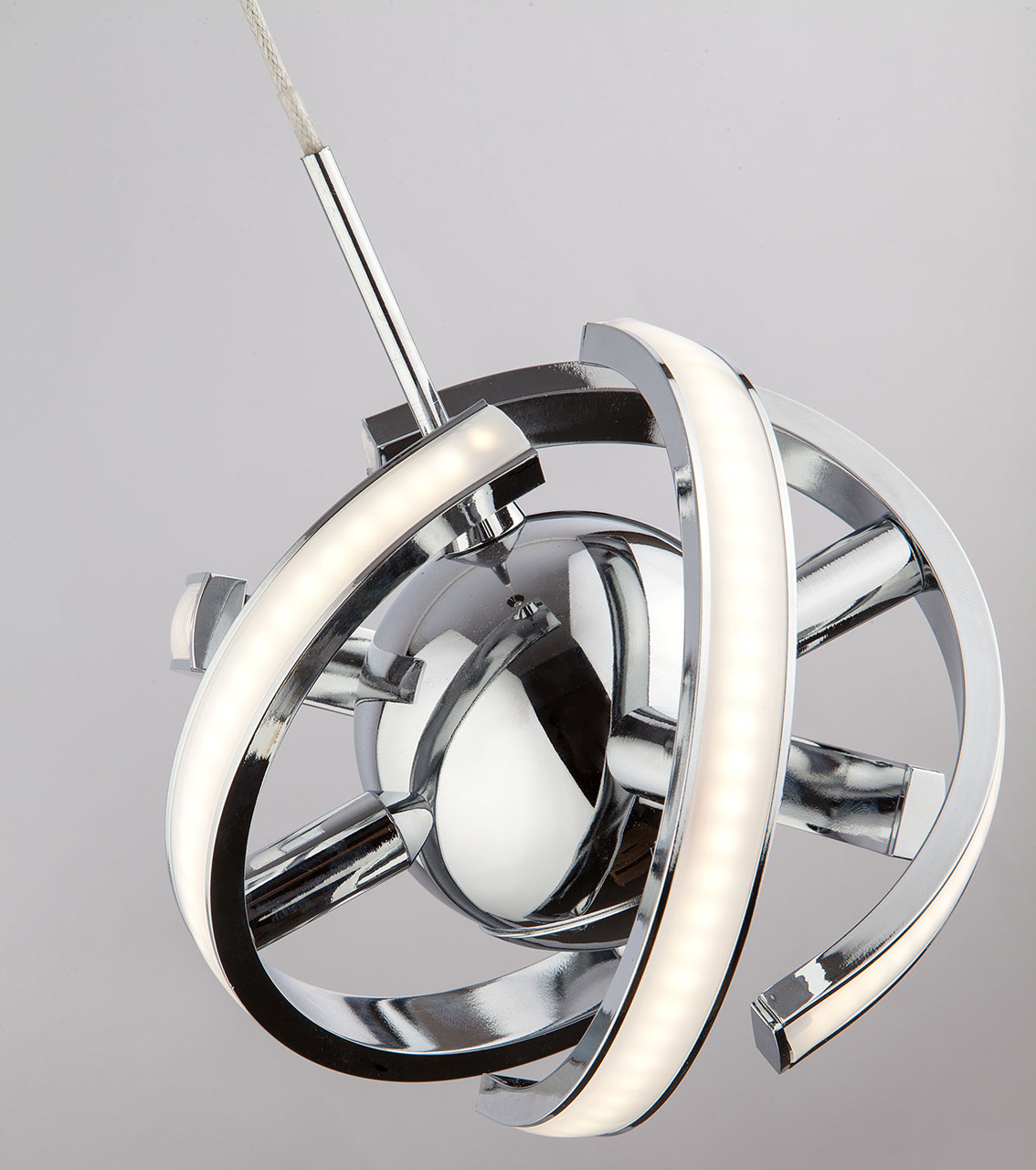 Подвесной светодиодный светильник Eurosvet Solo 90057/1 хром