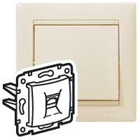 Розетка телефонная RJ11 Legrand Valena Classic 695622