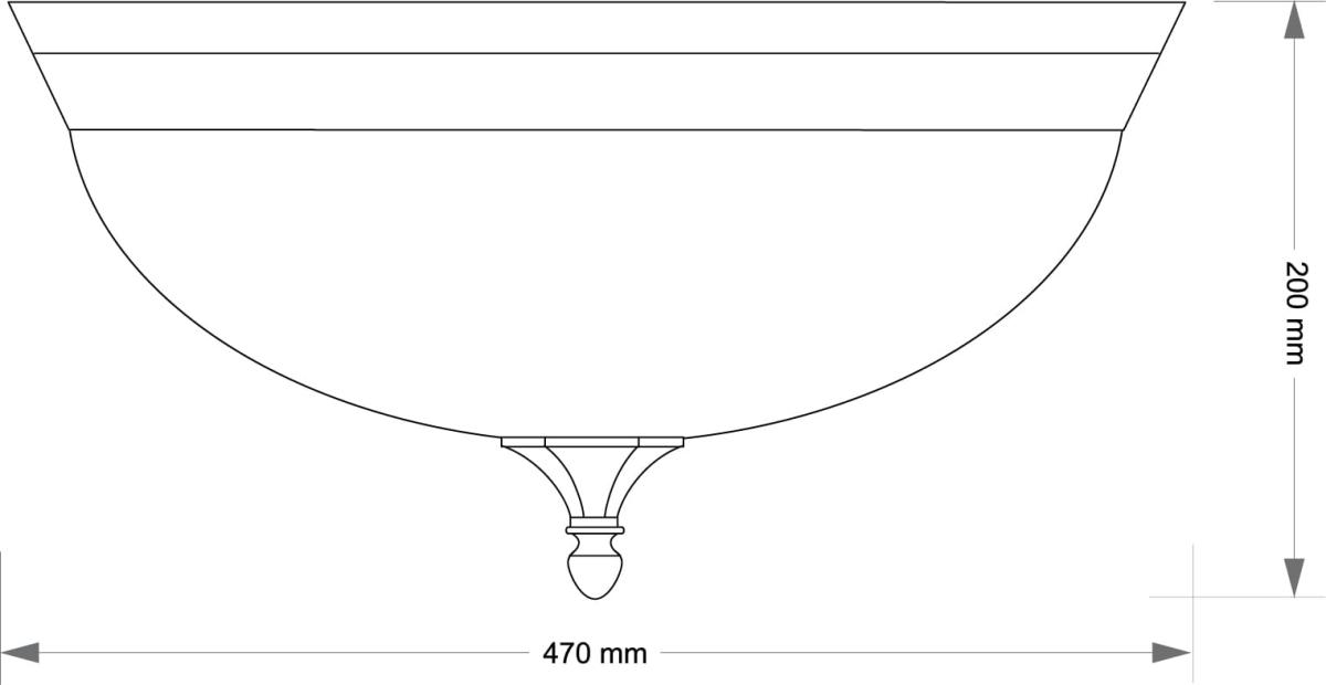 Потолочный светильник Kutek Decor DEC-PLM-3 (P) 470