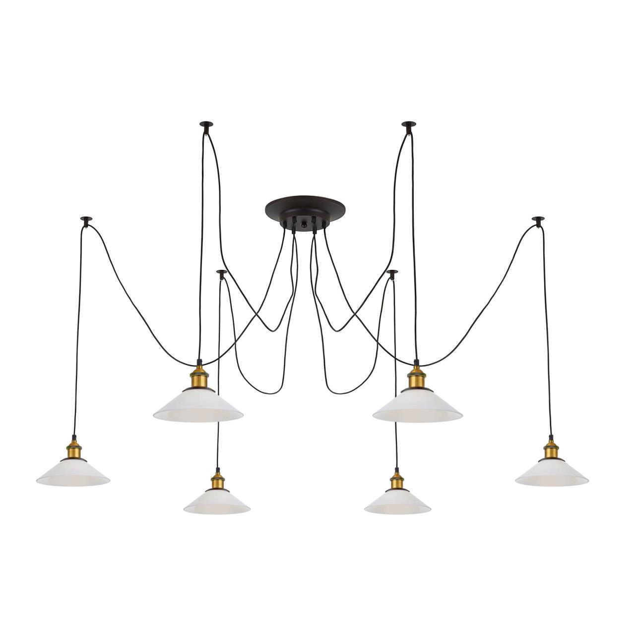 Подвесная люстра паук Citilux Эдисон CL451061