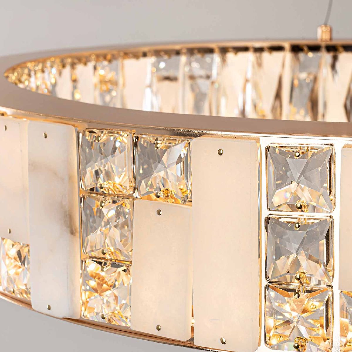 Подвесная люстра Modelux ML.6985.800.600P GD