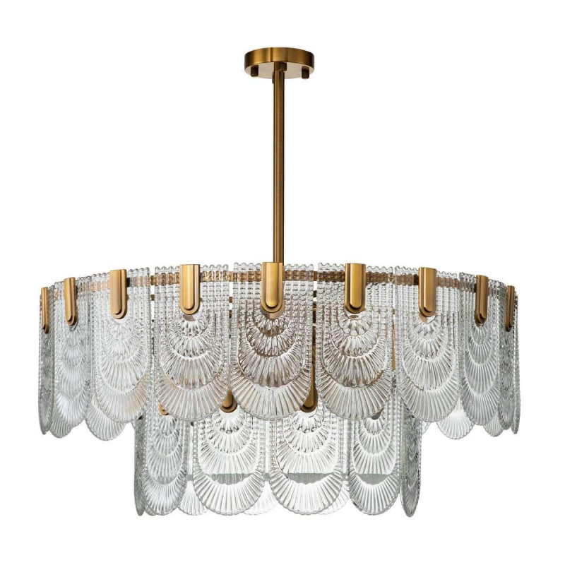 Люстра на штанге Indigo Salice 12022/A/9R Brass V000024