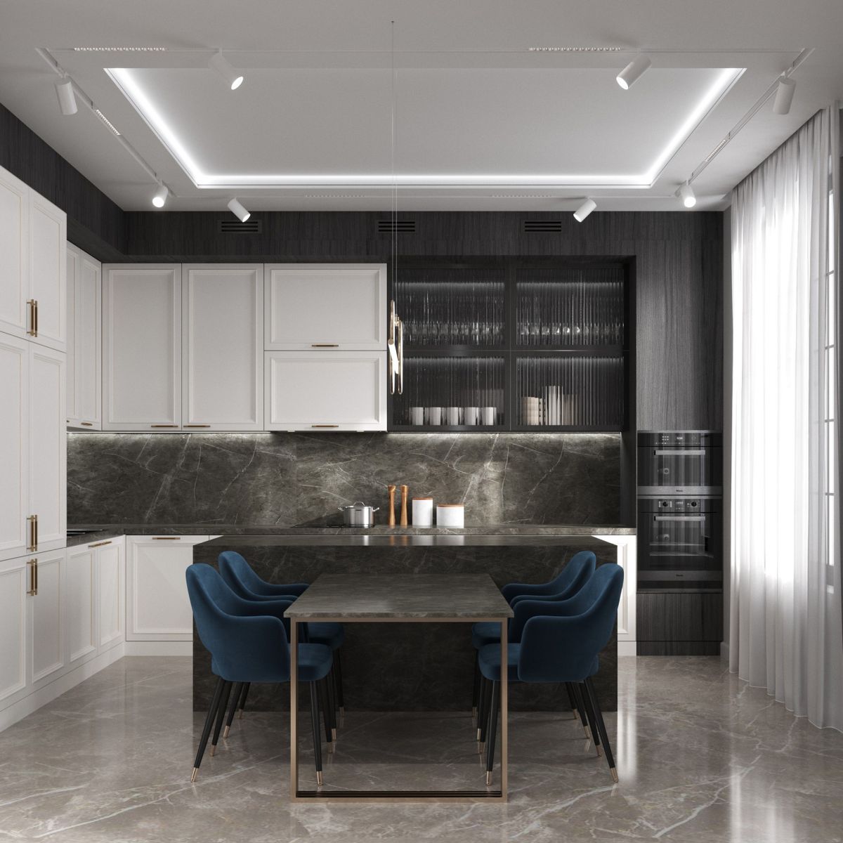 Шинопровод однофазный встраиваемый Hesby Lighting Skylite HSBL_0036