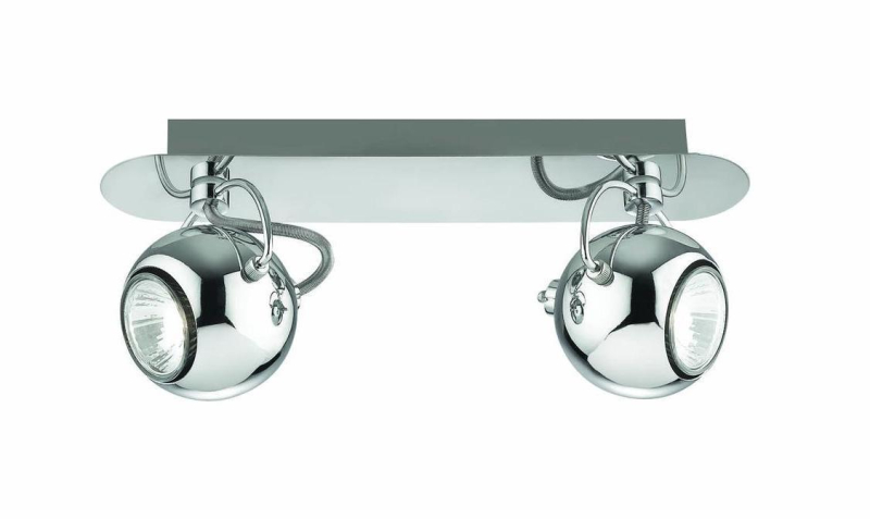 Спот Ideal Lux Lunare AP2 Cromo 066806