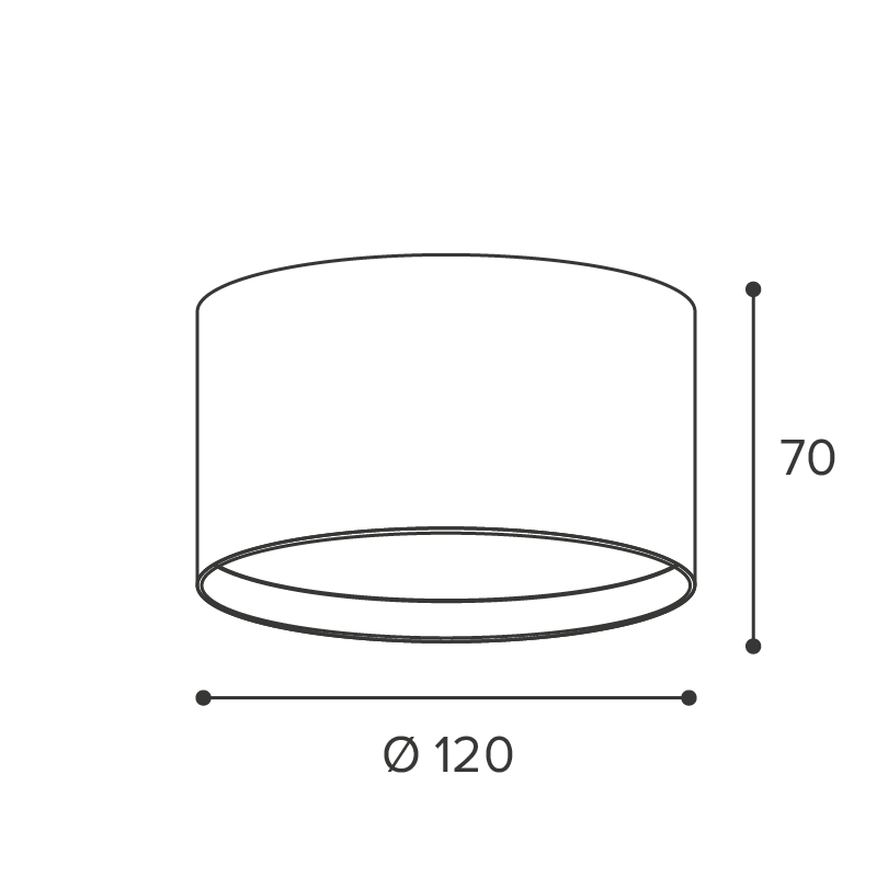 Накладной светильник WOLTA WSL/GX70-01B под лампу GX70 Черный BASIC