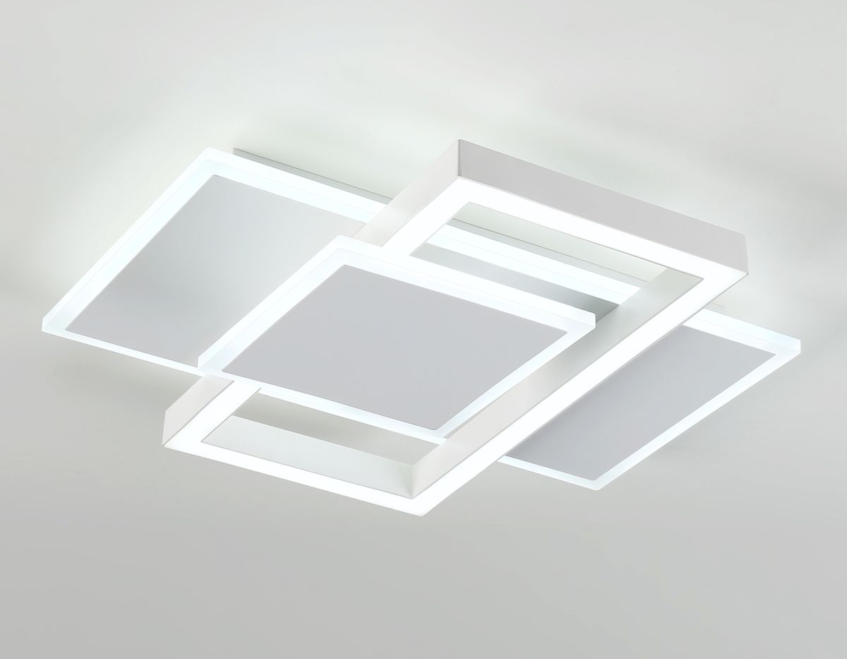 Потолочный светильник прямоугольный Ambrella Light Acrylica Disk FA1021