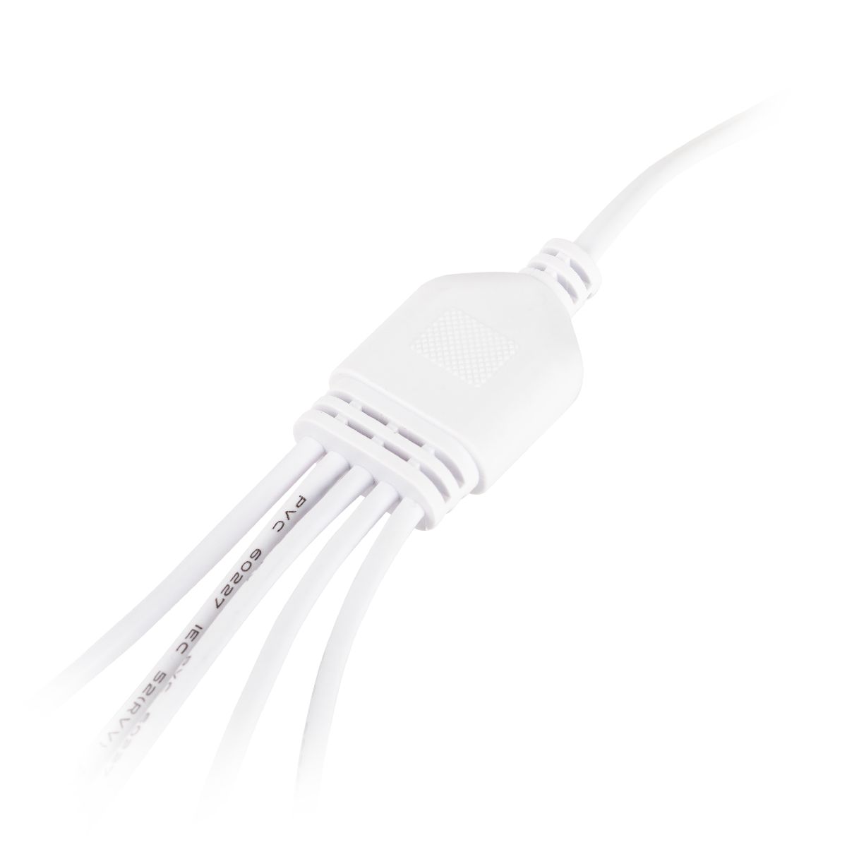Разветвитель сетевой для линейных светильников Эра 5х IEC C7 2pin+timer (4/8/12 H) 2 м Б0066923