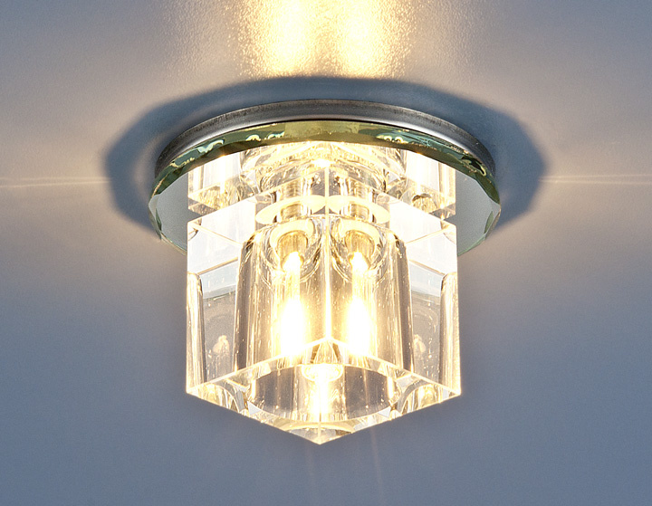 Встраиваемый светильник Elektrostandard 8163 G4 СH/CL хром/прозрачный 4607176192834