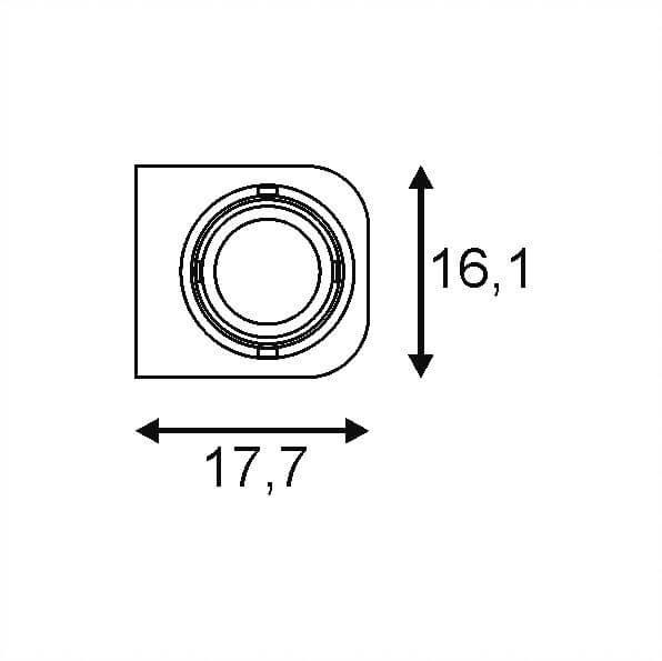 Настенный светодиодный светильник SLV Lynah 154940
