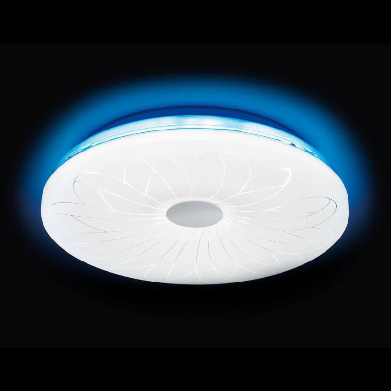 Потолочный светодиодный светильник Ambrella Light Orbital Design F80 BL 104W D540