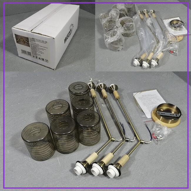 Потолочная люстра Wedo Light Flan 66710.01.05.06