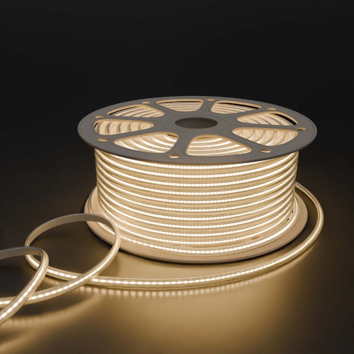 Светодиодная лента Apeyron 220В COB 11Вт/м 4000К 50м IP65 17-55