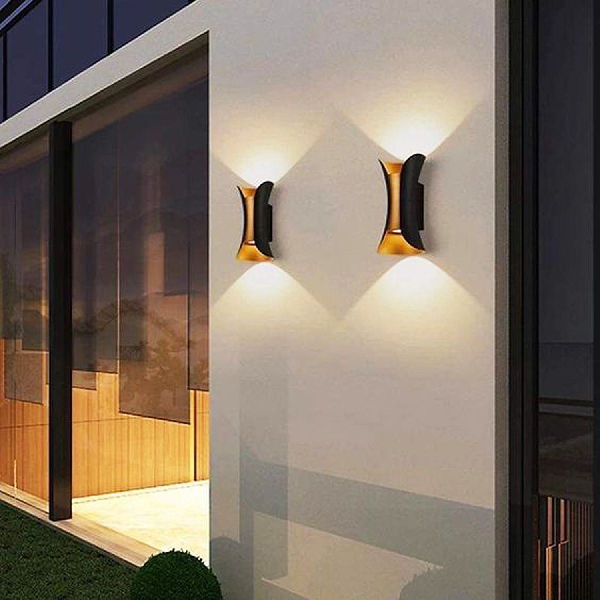 Архитектурный светильник Reluce 86852-9.2-002KT LED2*5W BK+GD