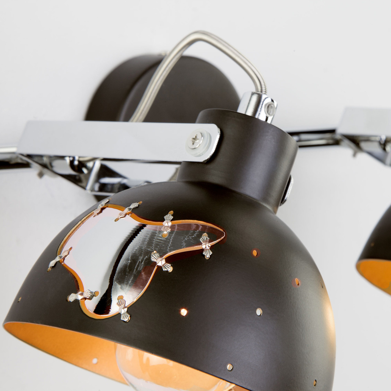 Спот Eurosvet Grunge 20069/2 черный