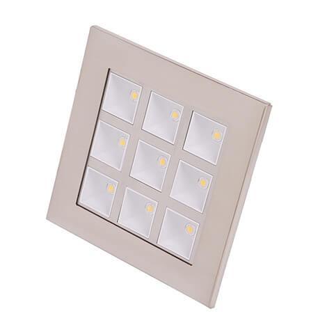 Встраиваемый светодиодный светильник Horoz 9W 2700К (HL681L)