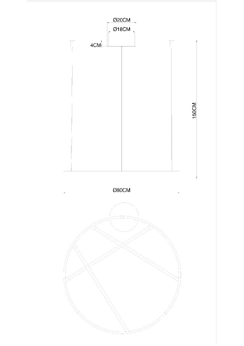 Подвесная люстра Arte Lamp Ricco A1874SP-45BK