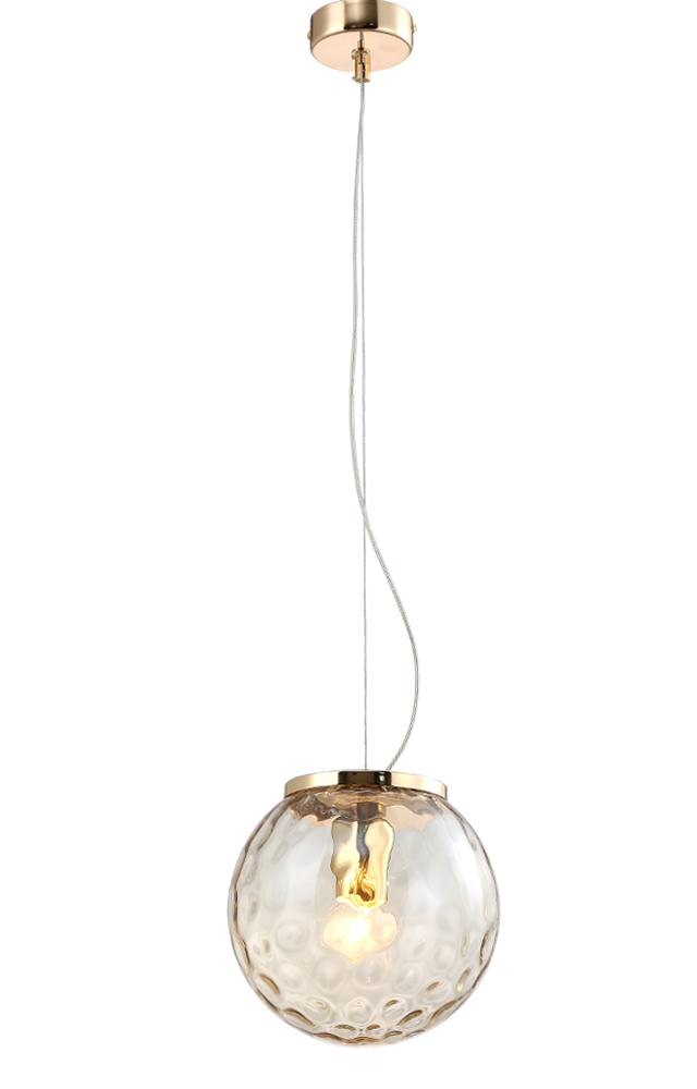 Подвесной светильник Crystal Lux Mayo MAYO SP1 D200 GOLD/AMBER