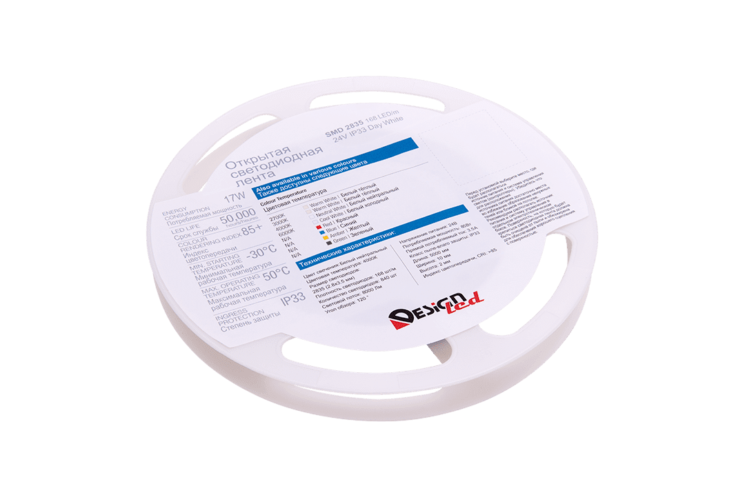 Светодиодная лента DesignLed DSG2168-24-NW-33 001819