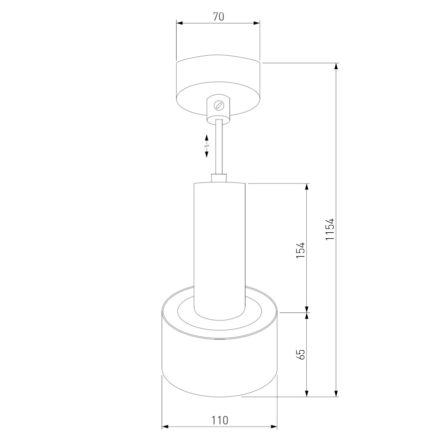 Подвесной светильник Eurosvet Charlie 50134/1 LED белый