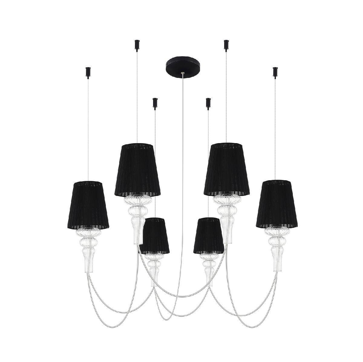 Подвесная люстра Donolux Cascata DL20751S6BBClear