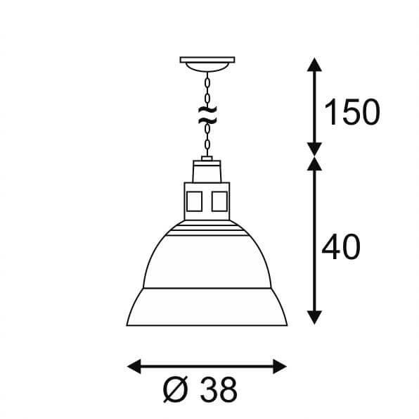 Подвесной светильник TopDecor Cage Two S1 12
