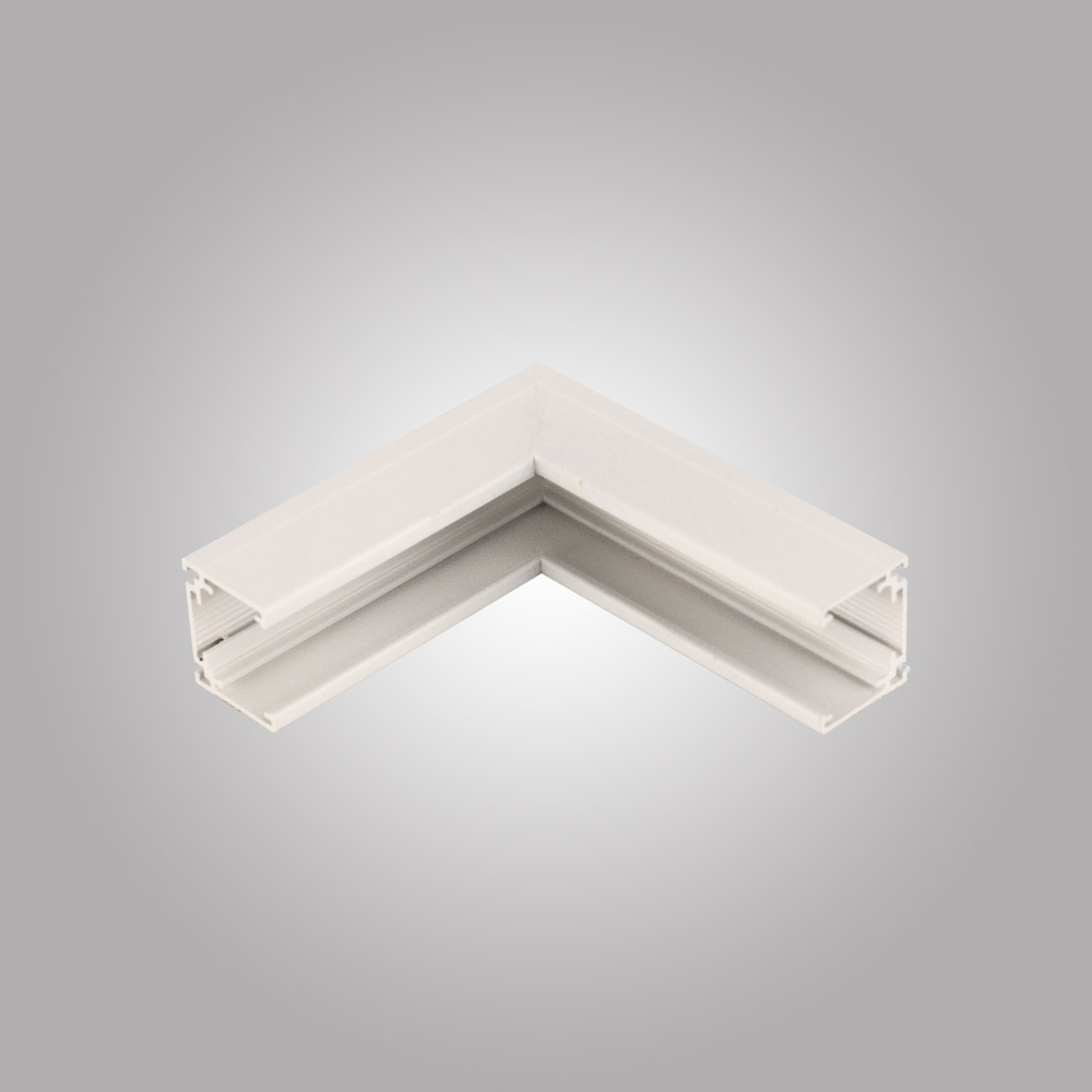 Угловой внутренний коннектор для накладного магнитного шинопровода AM Group Magnet AM504 WH