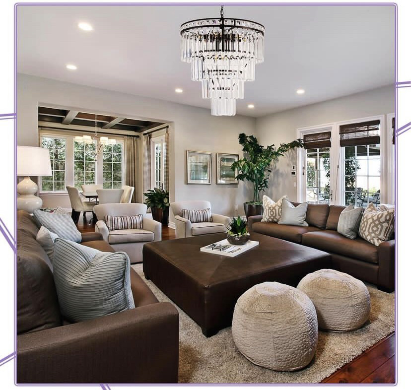 Подвесная люстра Elvan LU-61002/10-E14-Bk