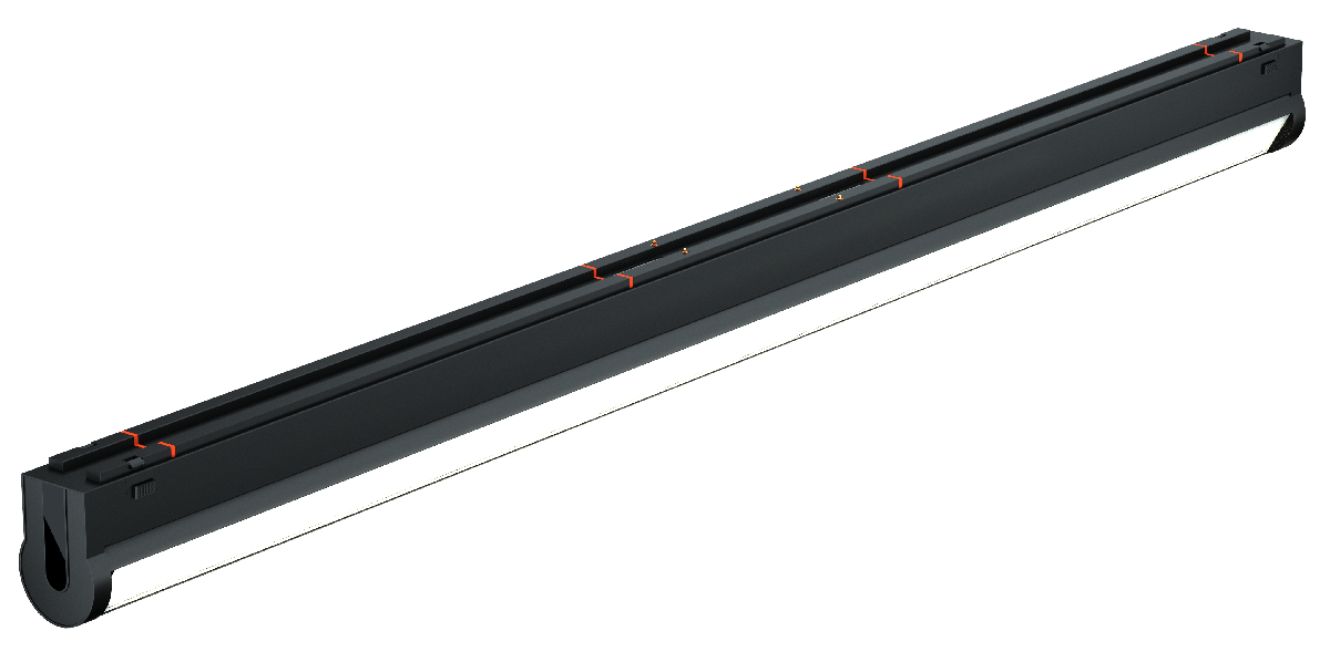 Трековый магнитный светильник iLedex Vision 4825-040-L497-24W-110DG-3000K-BK