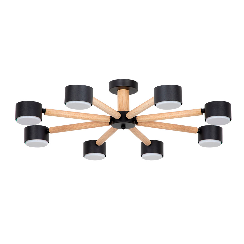 Потолочные люстры Arte Lamp Tenda A1624PL-8BK