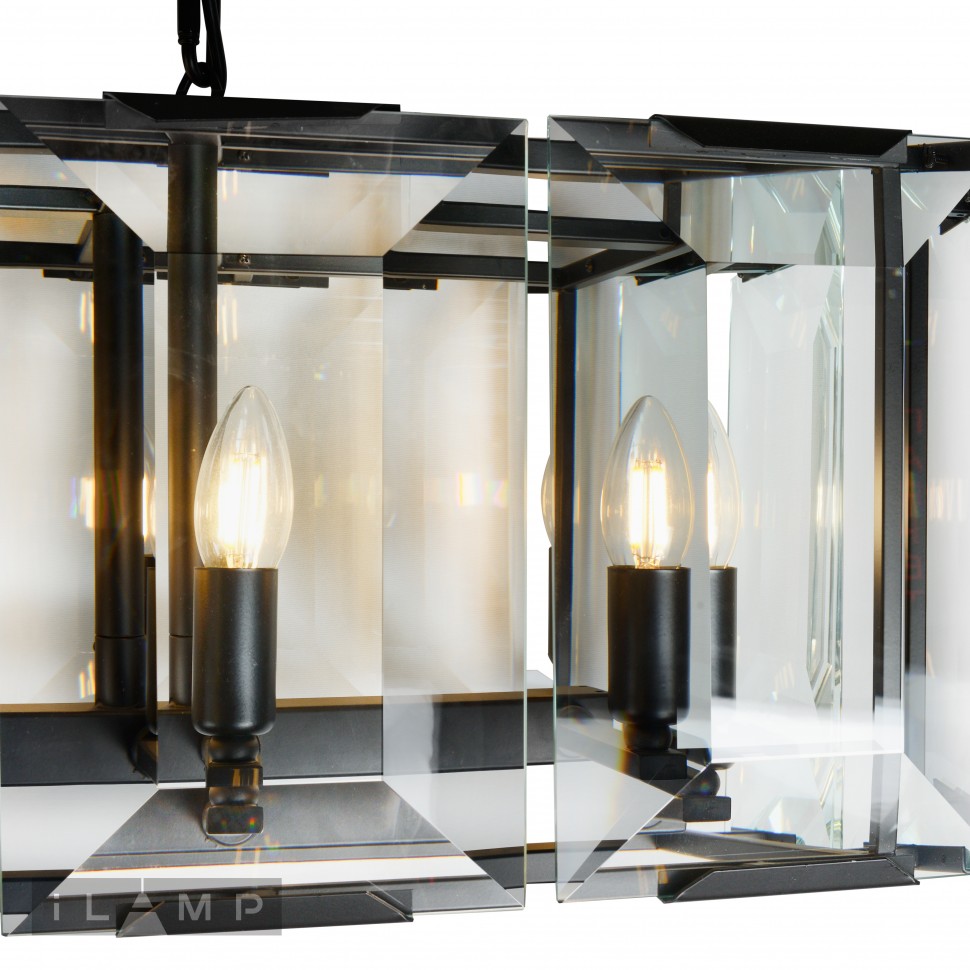 Подвесная люстра iLamp Panorama 6109L-100 BK