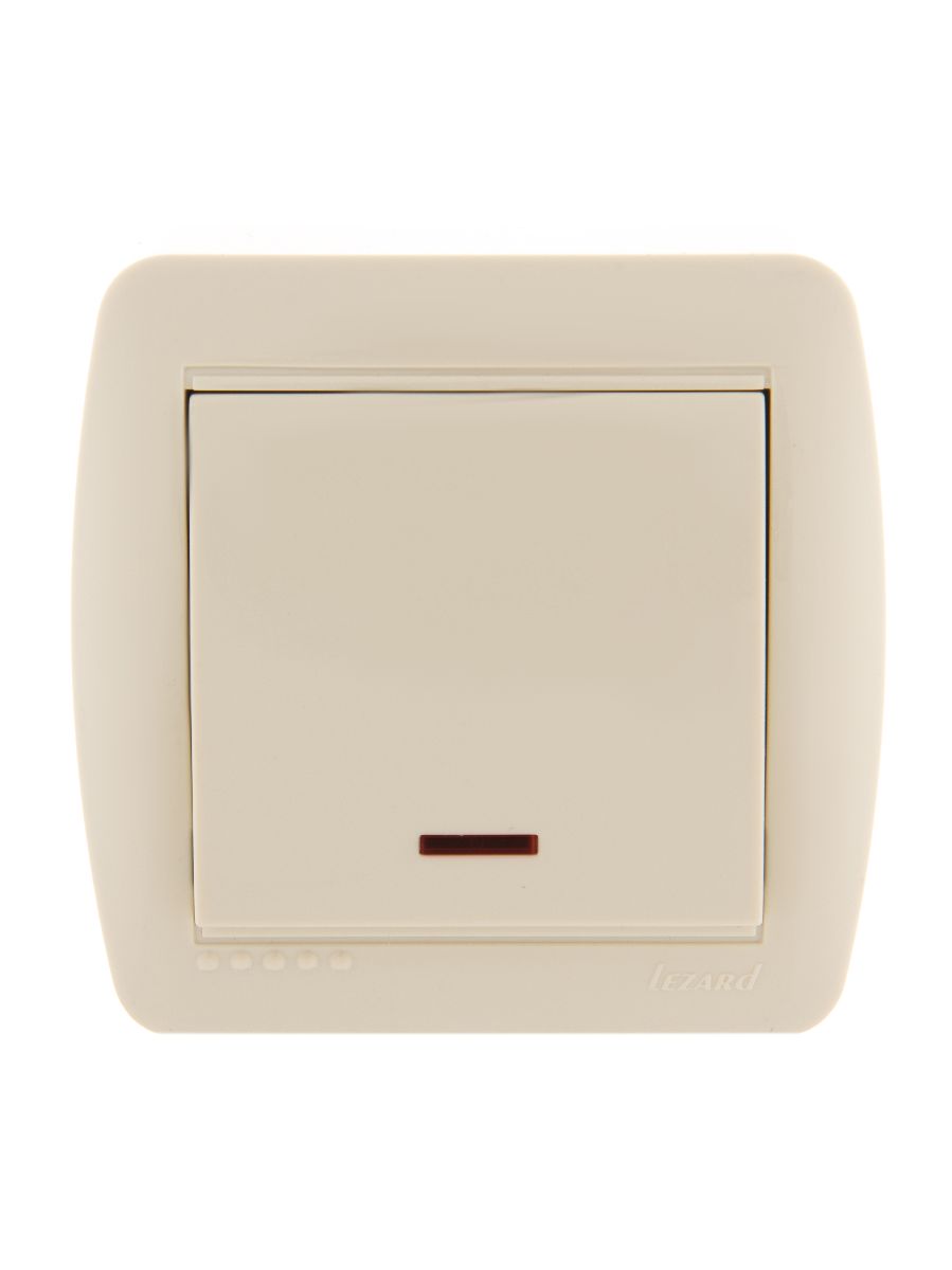 Выключатель с подсветкой Lezard Demet 711-0300-111