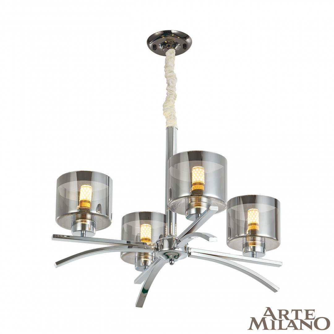 Подвесная люстра Arte Milano Neapolis 278207/4 Ni