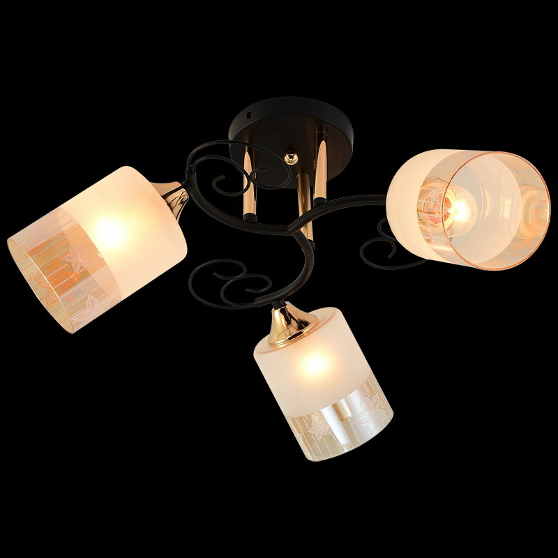 Люстра на штанге Reluce 01315-0.3-03 BK+FGD