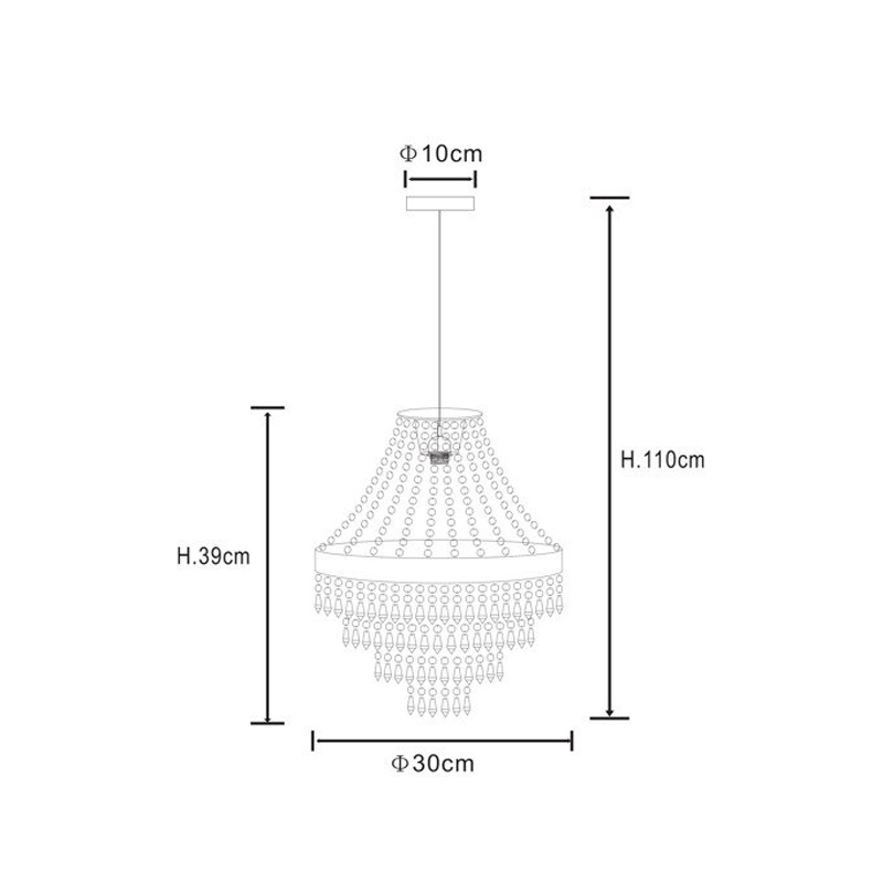 Подвесная люстра Zumaline BRAGA A012-S