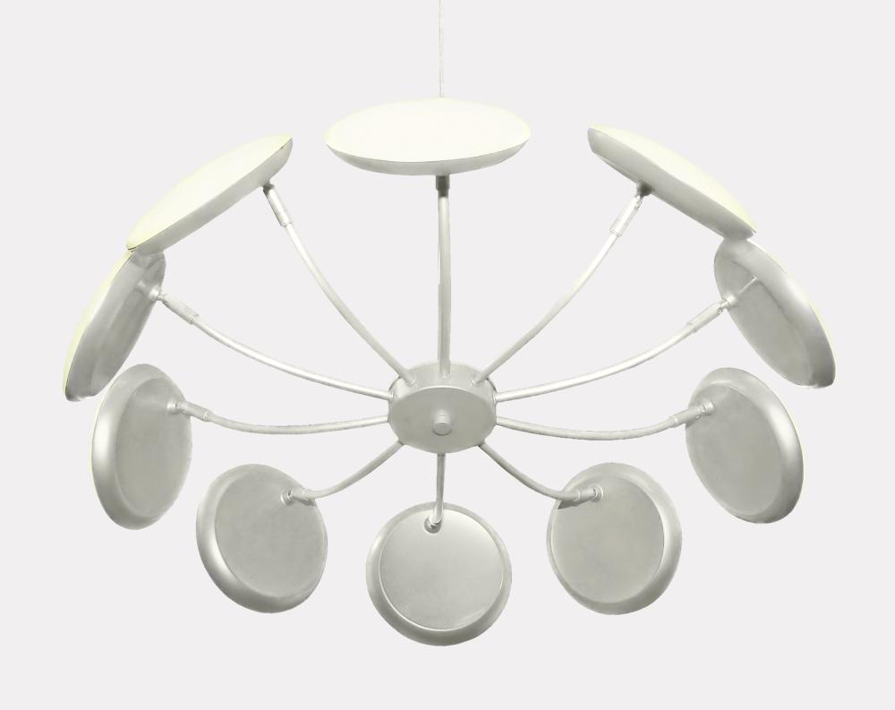 Подвесная светодиодная люстра Crystal Lux Maxime SP10 D600 Silver