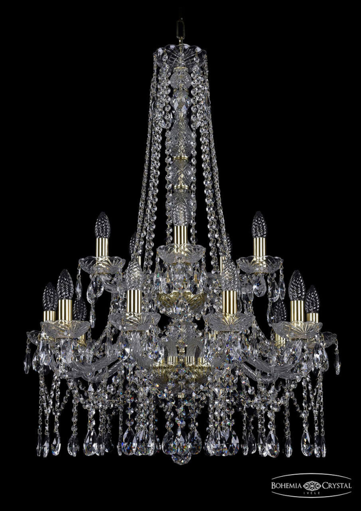 Подвесная люстра Bohemia Ivele 1413/10+5/220/h-92/2d/G