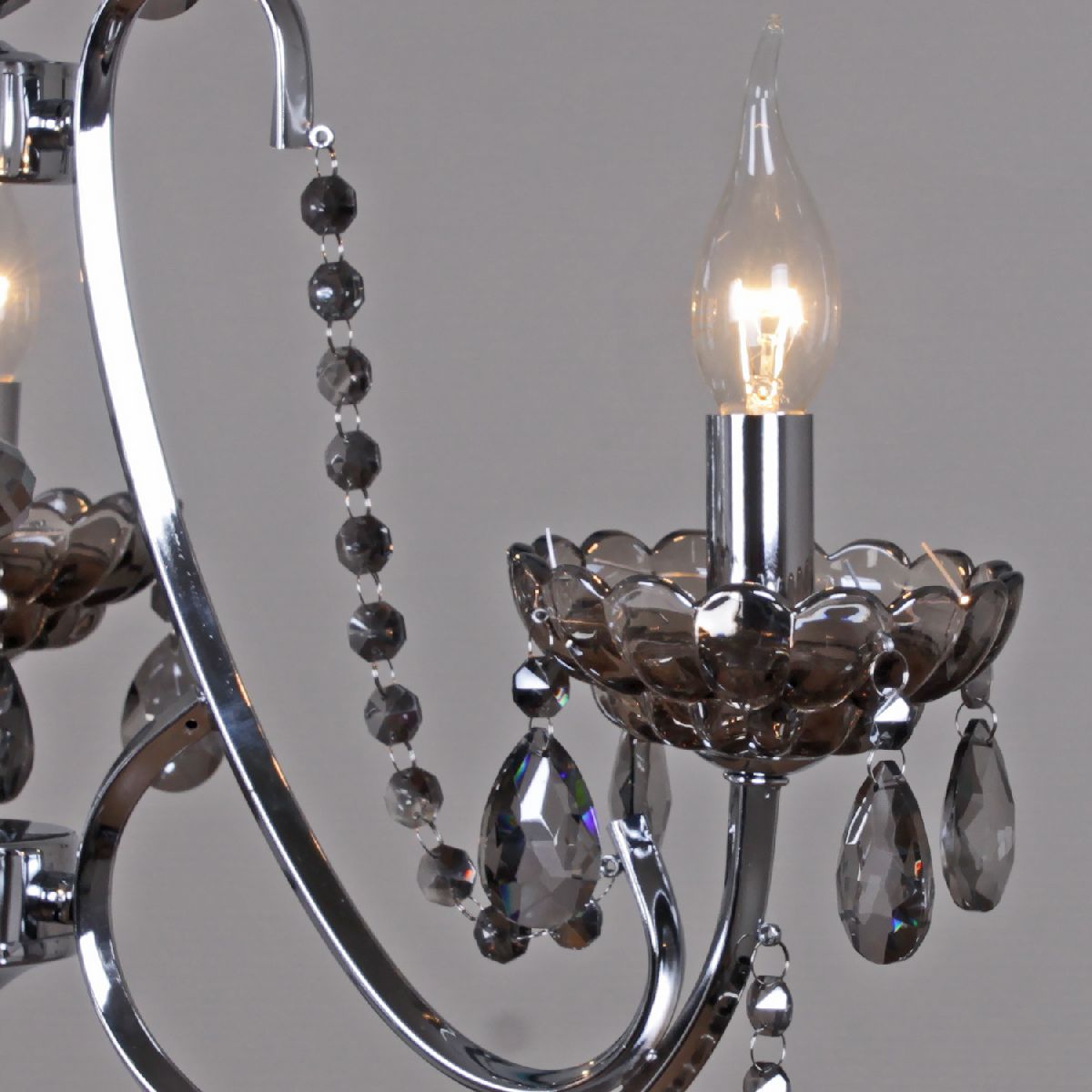 Подвесная люстра Reluce 06933-0.4-03 CR+BK