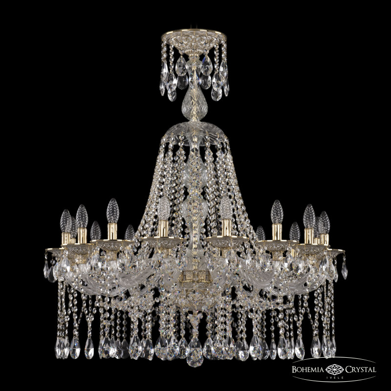 Подвесная люстра Bohemia Ivele Crystal 16113/16/300/XL-100 GW