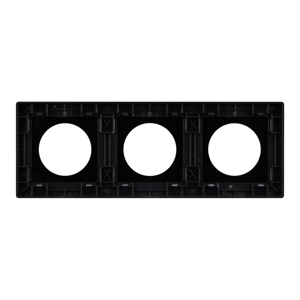 Рамка 3-местная алюминиевая Arlight FRM-PRESTO-ALR-3-BK 043872