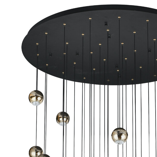 Подвесная люстра Lumien Hall Danay LH8027/36P-BK-SGD