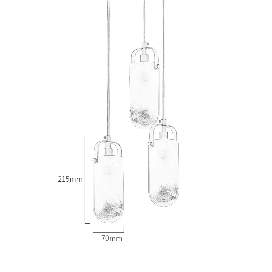 Подвесной светильник DeLight Collection Sorno MT9056-3H brass